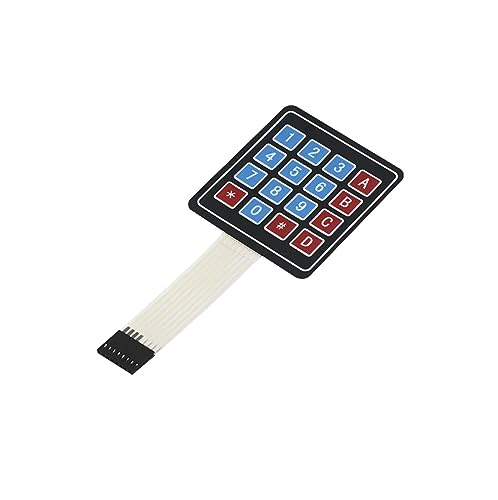 MERQC 16 Key 4 x 4 Membrane Switch Keypad 4x4 4 * 4 Matrix Array Matrix Keyboard for arduino
