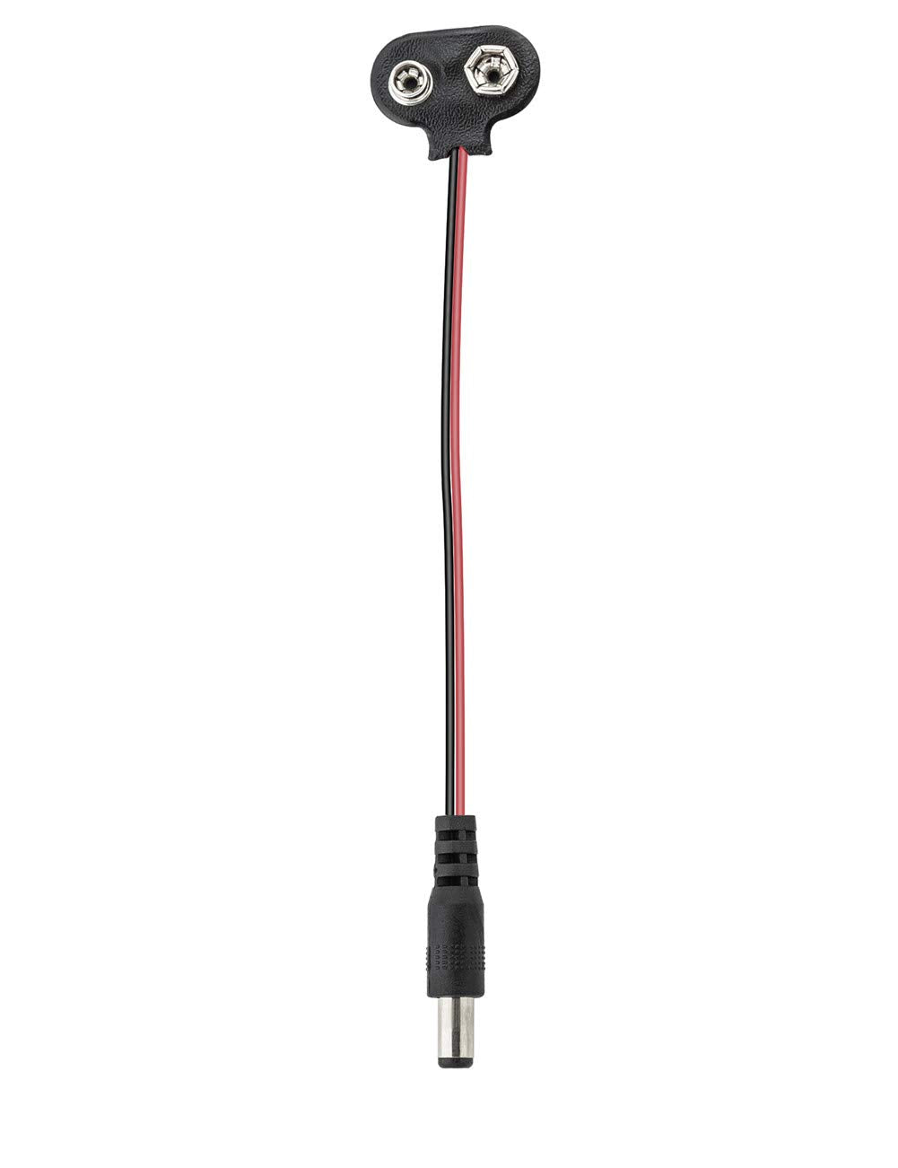 9v Battery Clip with 5.5mm/2.1mm Plug, 10PCS 9v Battery Adapter for Arduino T Type