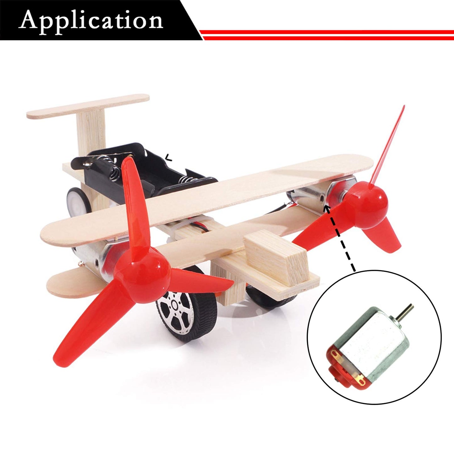 6 Set DC Motors Hobby Kit | DIY Science Projects