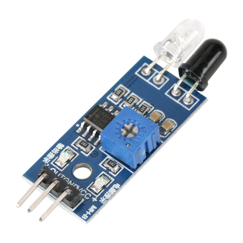 5Pcs IR Infrared Obstacle Avoidance Sensor Module for Smart Car Robot 2-30cm Detecting Distance Adjutable