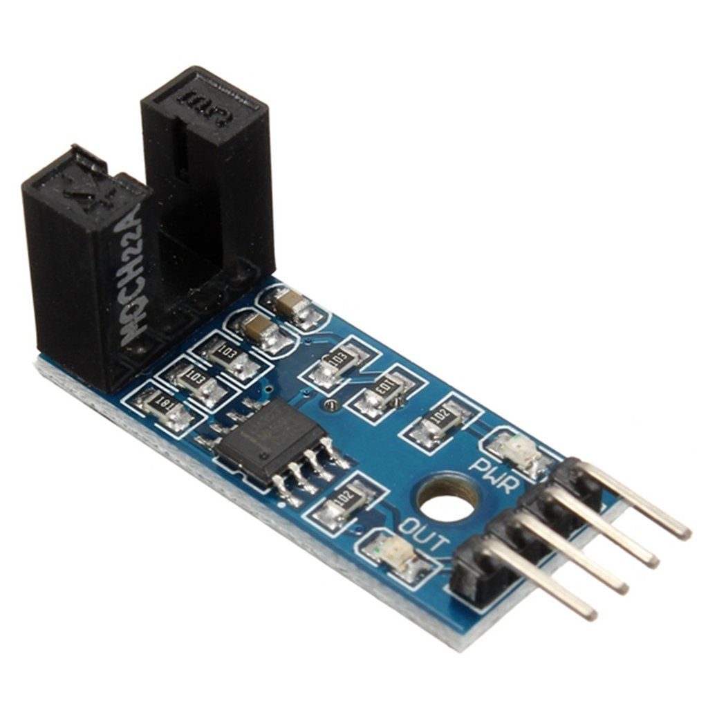 DAOKI 5 Pack Slot Type IR Optocoupler Speed Sensor Module LM393 for Arduino