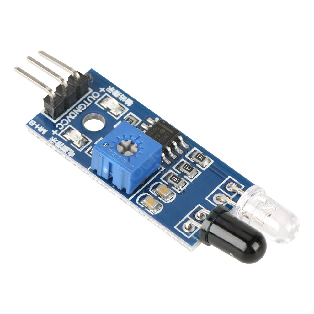5Pcs IR Infrared Obstacle Avoidance Sensor Module for Smart Car Robot 2-30cm Detecting Distance Adjutable
