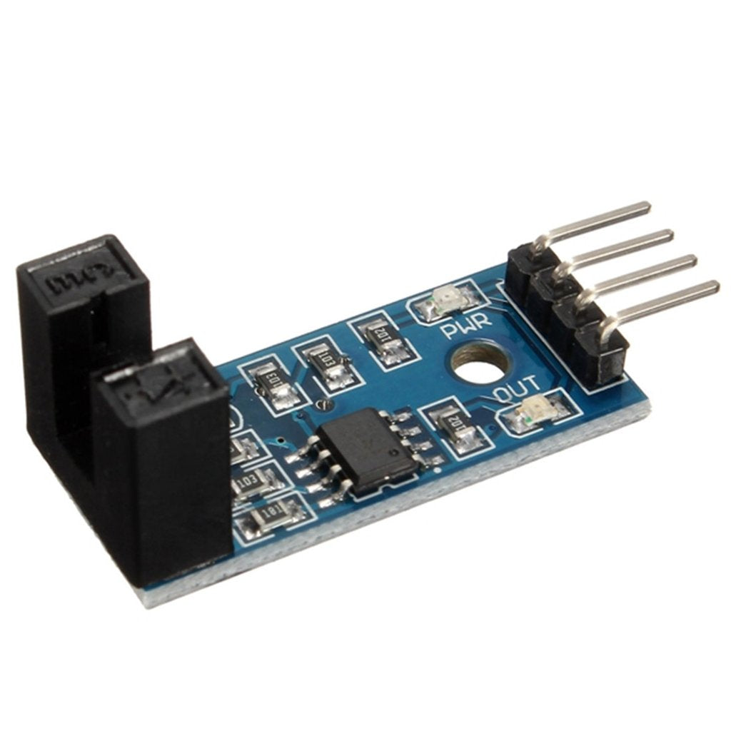 DAOKI 5 Pack Slot Type IR Optocoupler Speed Sensor Module LM393 for Arduino