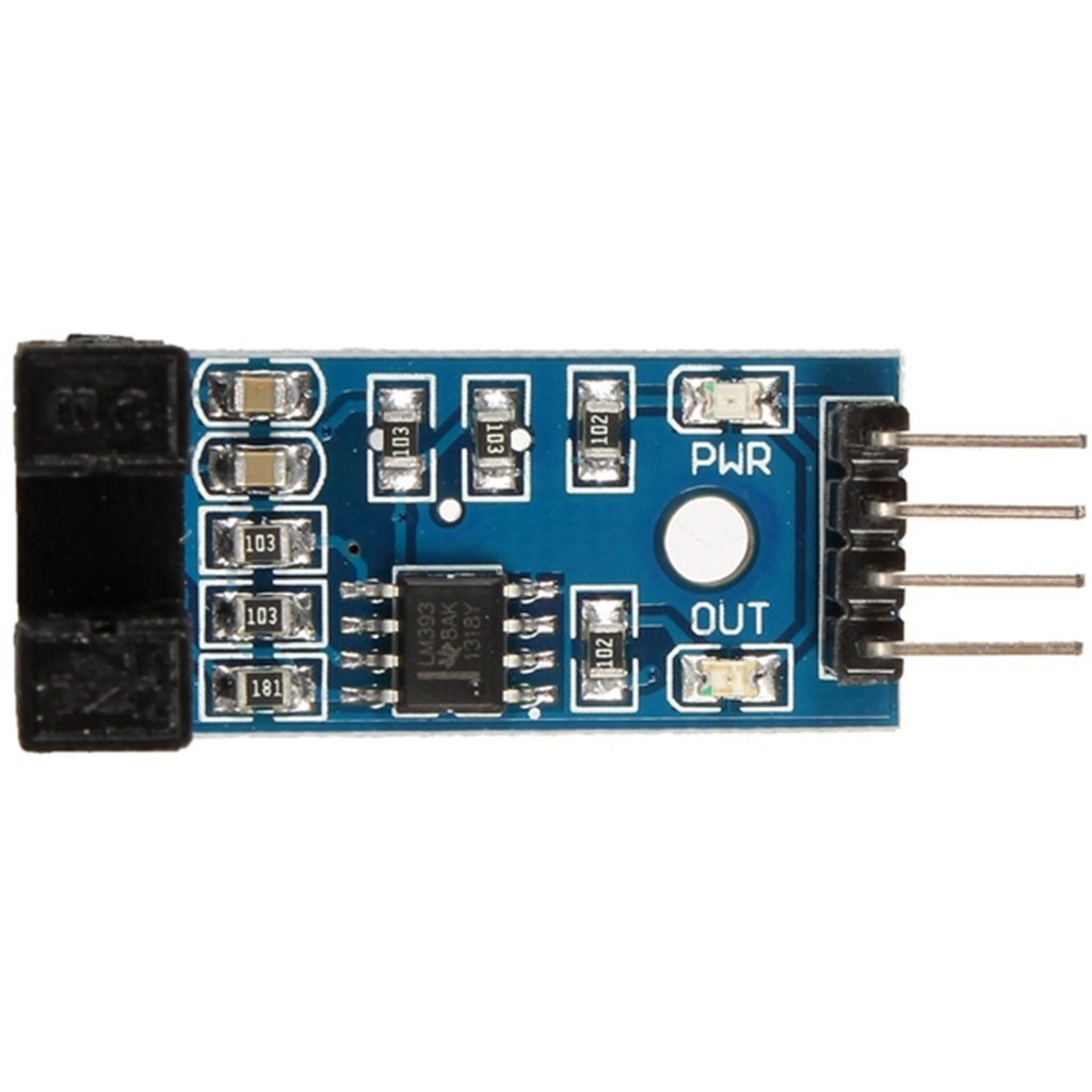 DAOKI 5 Pack Slot Type IR Optocoupler Speed Sensor Module LM393 for Arduino