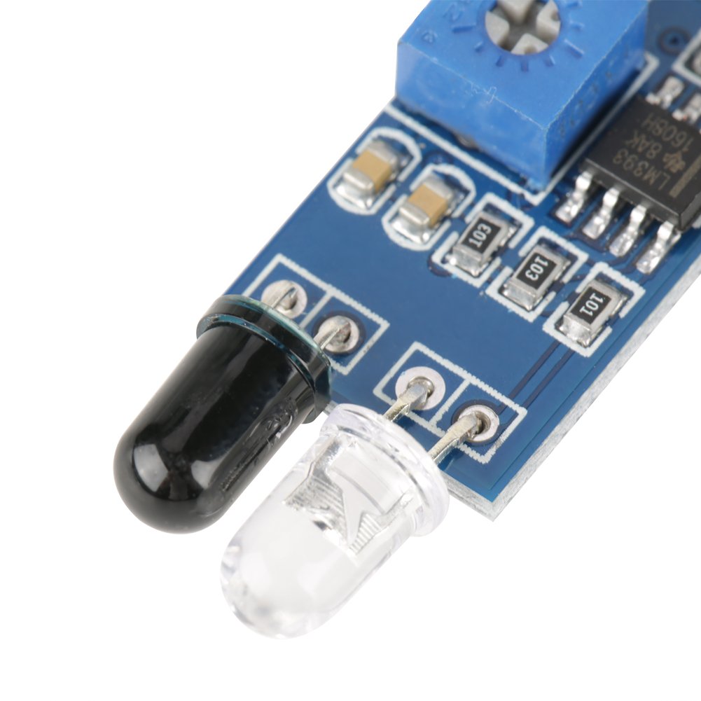 5Pcs IR Infrared Obstacle Avoidance Sensor Module for Smart Car Robot 2-30cm Detecting Distance Adjutable