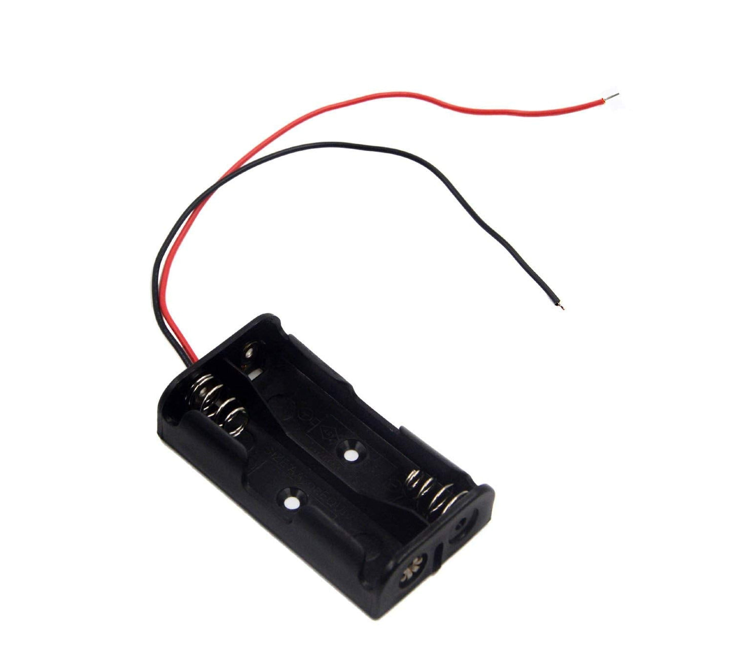 LAMPVPATH (Pack of 3) 2 AA Battery Holder, 2 AA Battery Holder with Leads, 2 AA Battery Holder with Wires