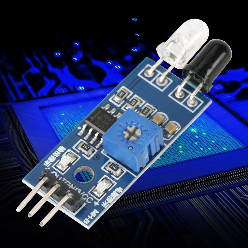 5Pcs IR Infrared Obstacle Avoidance Sensor Module for Smart Car Robot 2-30cm Detecting Distance Adjutable