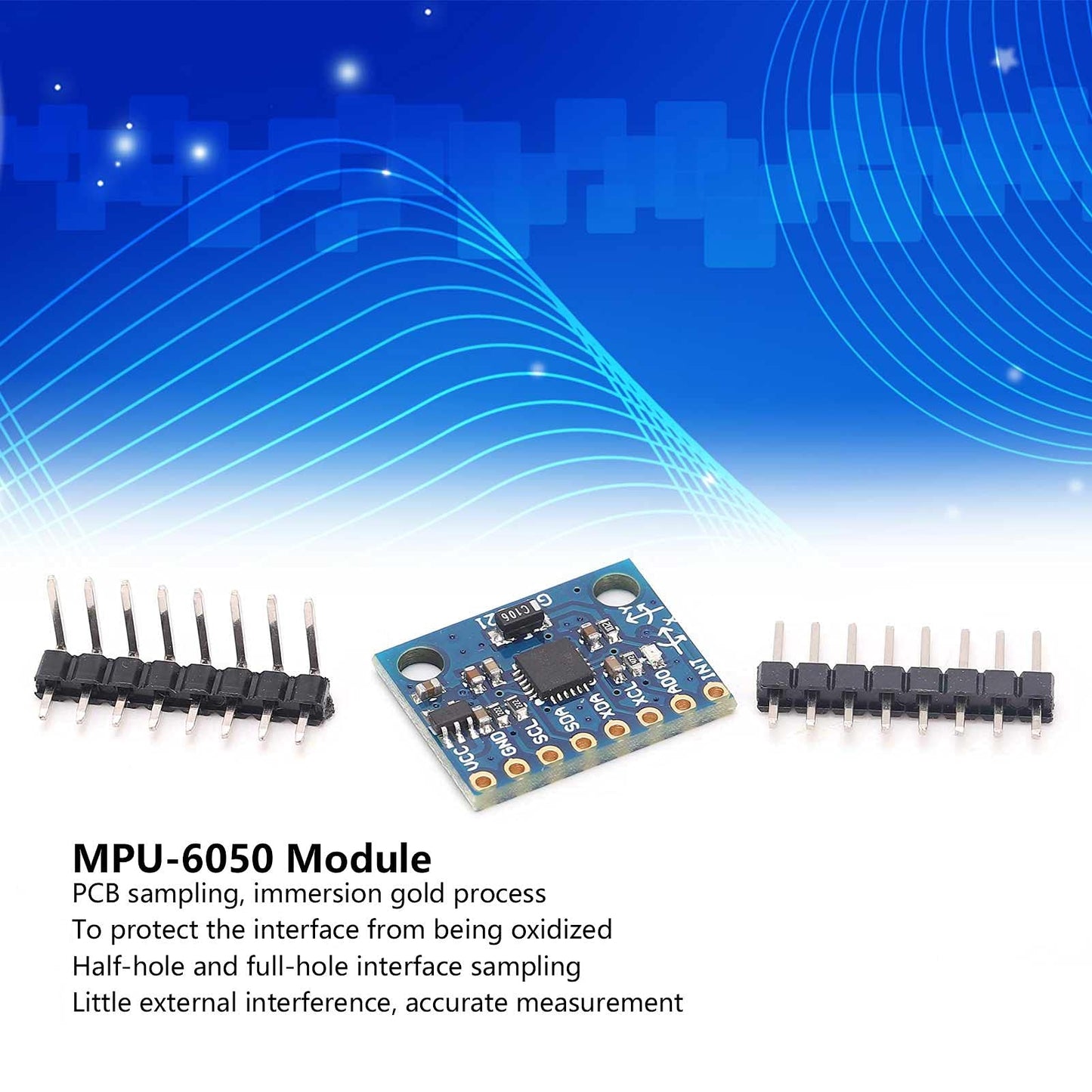 MPU-6050 Module: Accelerometer & Gyroscope Sensor