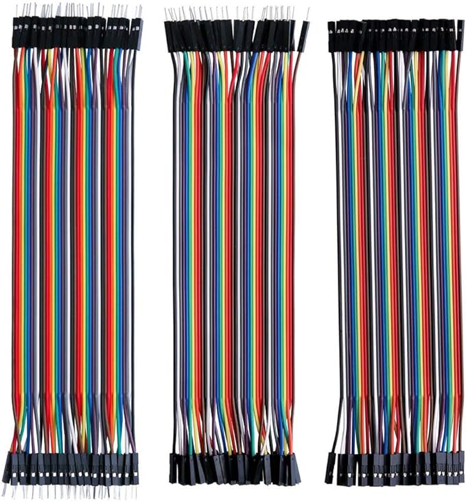 30cm Dupont Wire Breadboard Jumper Kit (MM, MF, FF - 10 Each) - Flexible Connectivity Solution