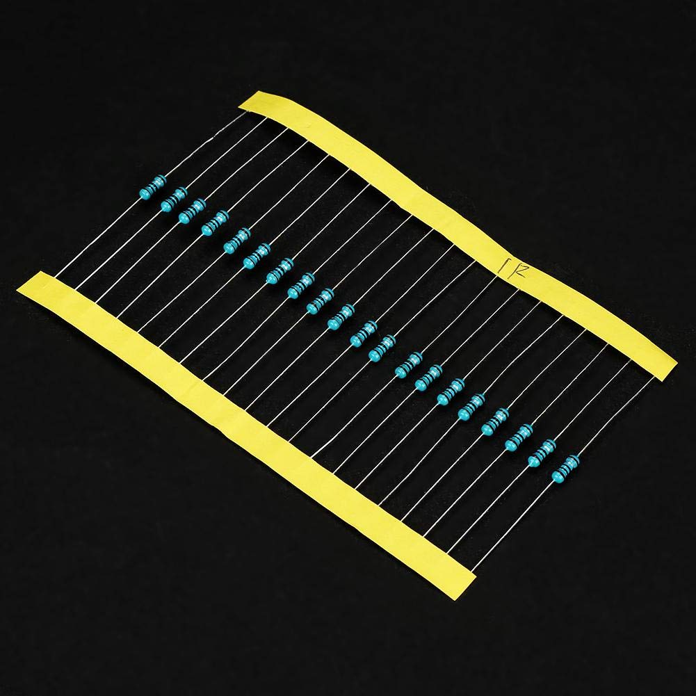 1/4W 30-Values Metal Film Resistor Kit (600 Pieces) - Precision for Electronics Projects