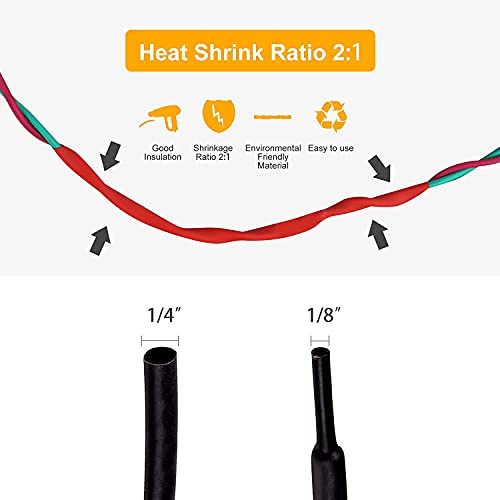 530pcs Heat Shrink Tubing Kit