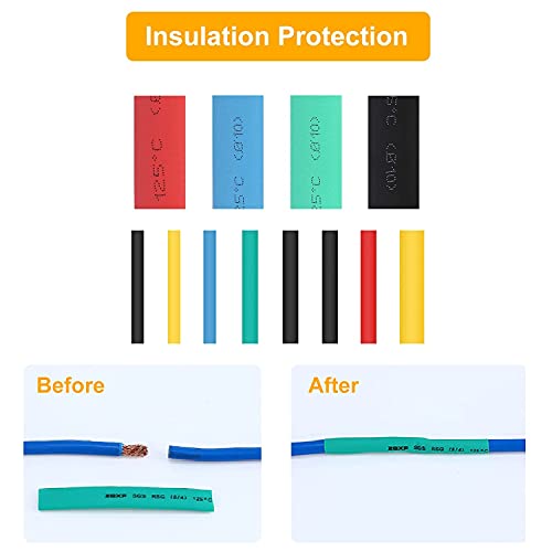 530pcs Heat Shrink Tubing Kit