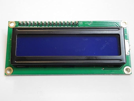 LCD 1602 Blue Display with I2C Interface - 16x2 Character LCD Module