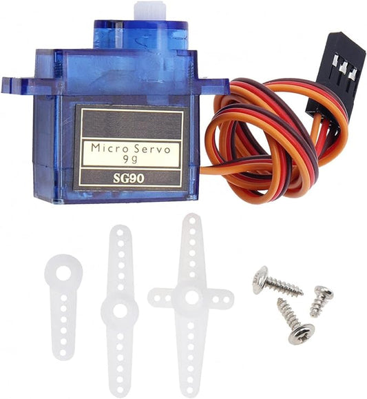 SG90 360° Servo Motor - Full Rotation for Robotics and Automation